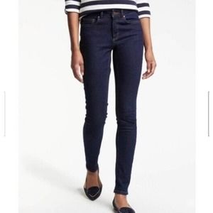 BODEN The Soho Skinny High Rise Womens Jeans Size 2P Dark Blue